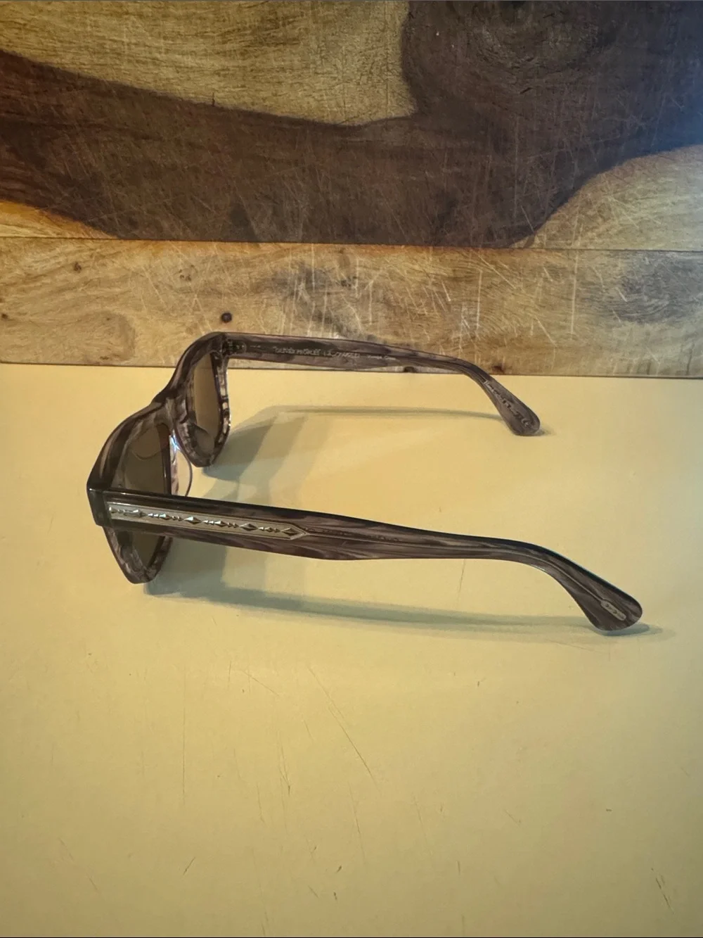 Oliver Peoples Oliver Sun Smoke Acetate Sunglasses Size 49 Perfect condition.